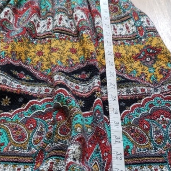 Maeve Anthropologie Fit Flare V Neckline Dress 8 - Picture 3 of 6